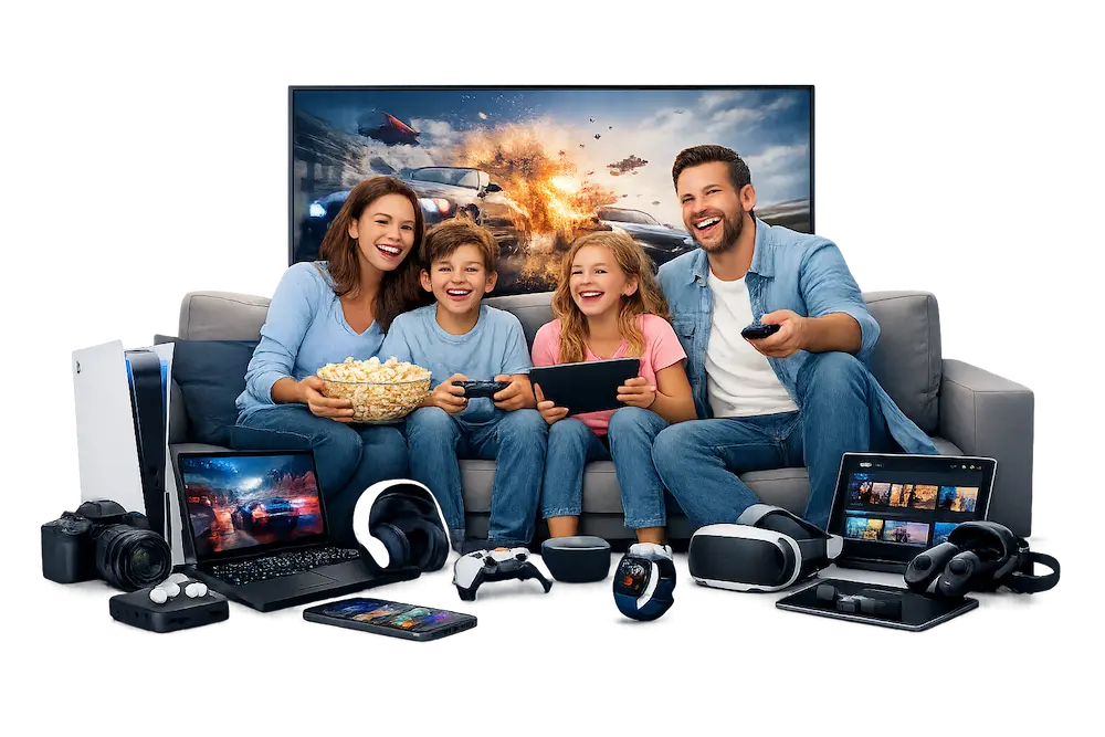 IPTVnator Interface showing live channels and VODs